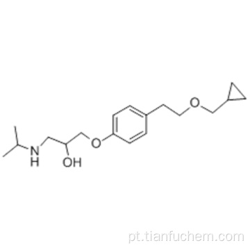 2-Propanol, 1- [4- [2- (ciclopropilmetoxi) etil] fenoxi] -3 - [(1- metiletil) amino] - CAS 63659-18-7